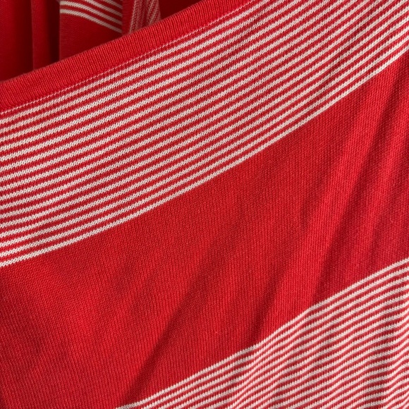 Kim Rogers Open Front Cardigan Size XL Striped Waterfall Casual - Picture 9 of 16